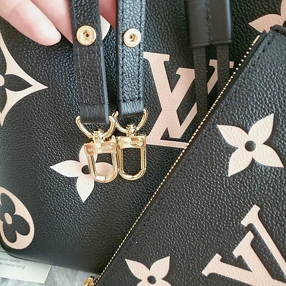 Louis Vuitton NeoNoe Giant Flower Monogram Black Creme Empreinte  Bi-Color Bag - Picture 12 of 17